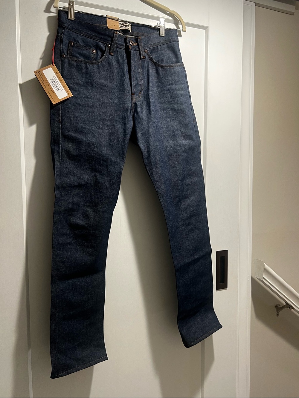 NWT Weird Guy - Natural Indigo Selvedge 29” Hemmed in NYC store to 31.5